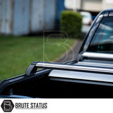 Ford Ranger 2012-2022 T6, T7, T8 Mountain Top Tonneau Cover Roller Shutter Cargo Carrier Cross Bars (Silver)