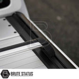 Fiat Fullback/ Mitsubishi L200 2015-2021 Series 5, Series 6 Mountain Top Tonneau Cover Roller Shutter Cargo Carrier Cross Bars (Black)