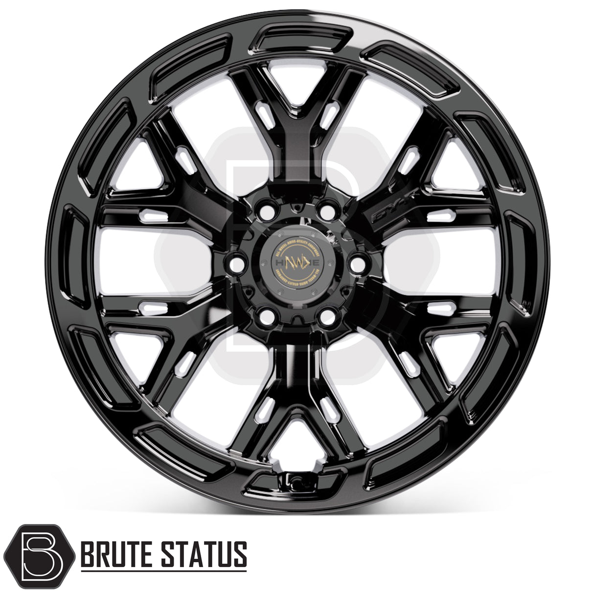 20-inch Hawke AWD 6YR alloy wheel set for pickup trucks and 4x4 vehicles with heavy-duty 1150kg load capacity