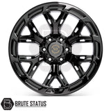 20-inch Hawke AWD 6YR alloy wheel set for pickup trucks and 4x4 vehicles with heavy-duty 1150kg load capacity