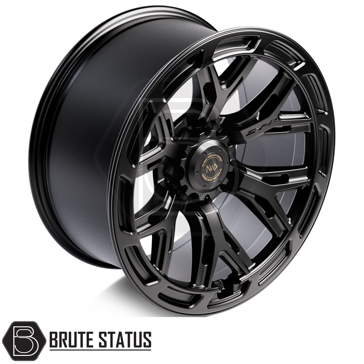 Premium Hawke AWD 6YR wheels in gloss or matte black with 6x139.7 bolt pattern for off-road and utility vehicles