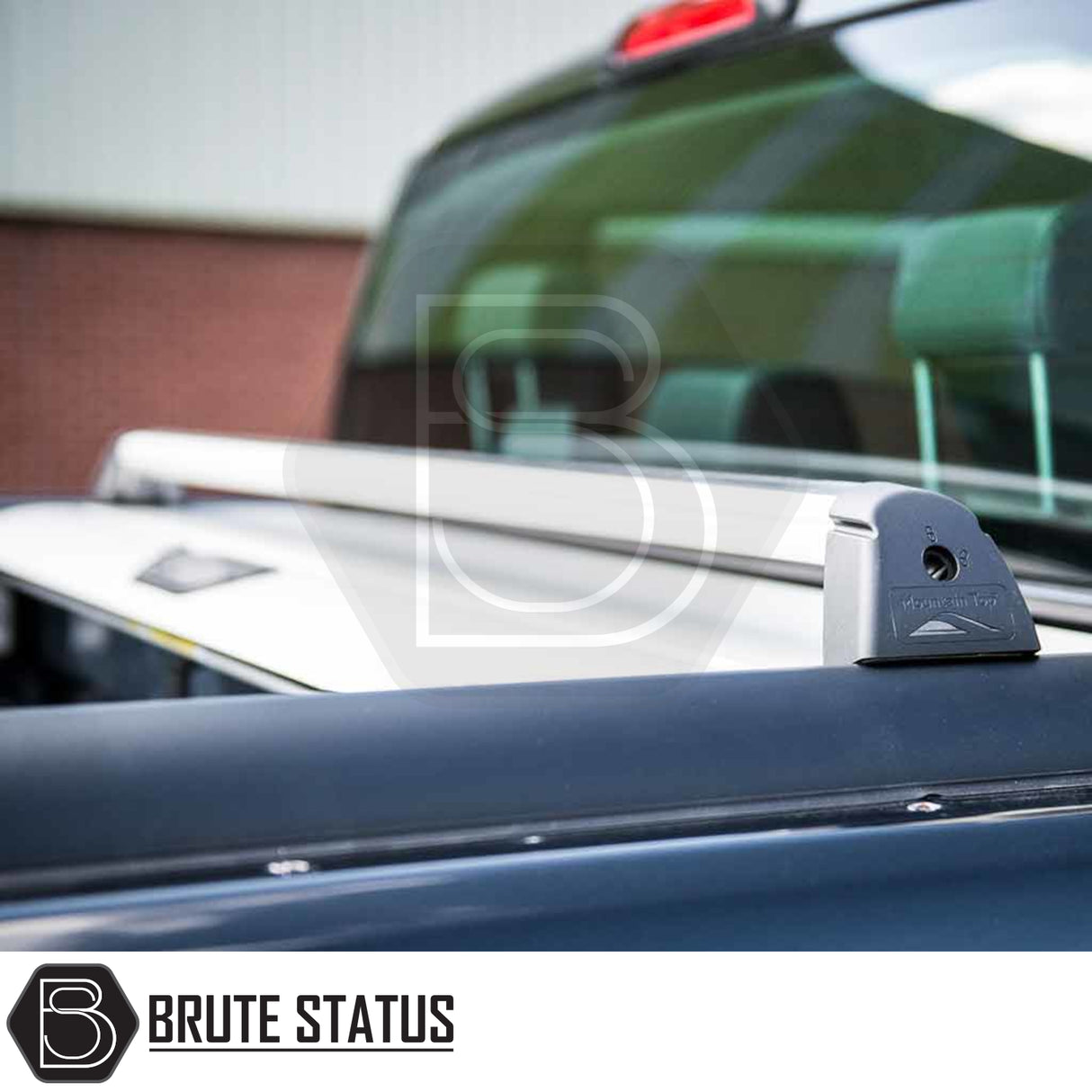 Ford Ranger 2012-2022 T6, T7, T8 Mountain Top Tonneau Cover Roller Shutter Cargo Carrier Cross Bars (Silver)