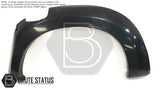 Isuzu D-Max 2012-2015 Wide Arch Kit (Fender Flares) in durable black ABS plastic with stainless steel fasteners, designed for easy installation on double cab models.