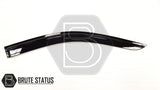 Mercedes X-Class 2017-2020 Window Deflector Sun Shade, featuring a sleek, aerodynamic black acrylic design, enhances style and rain protection without specialist tools.