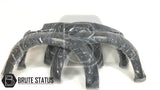 Isuzu D-Max 2012-2015 Wide Arch Kit, black fender flares wrapped in plastic, designed for double cab models, includes stainless steel fasteners and 3M tape.