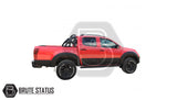 Isuzu D-Max 2012-2015 Wide Arch Kit, featuring durable ABS plastic fender flares with a smooth black finish, designed to enhance your truck's look.