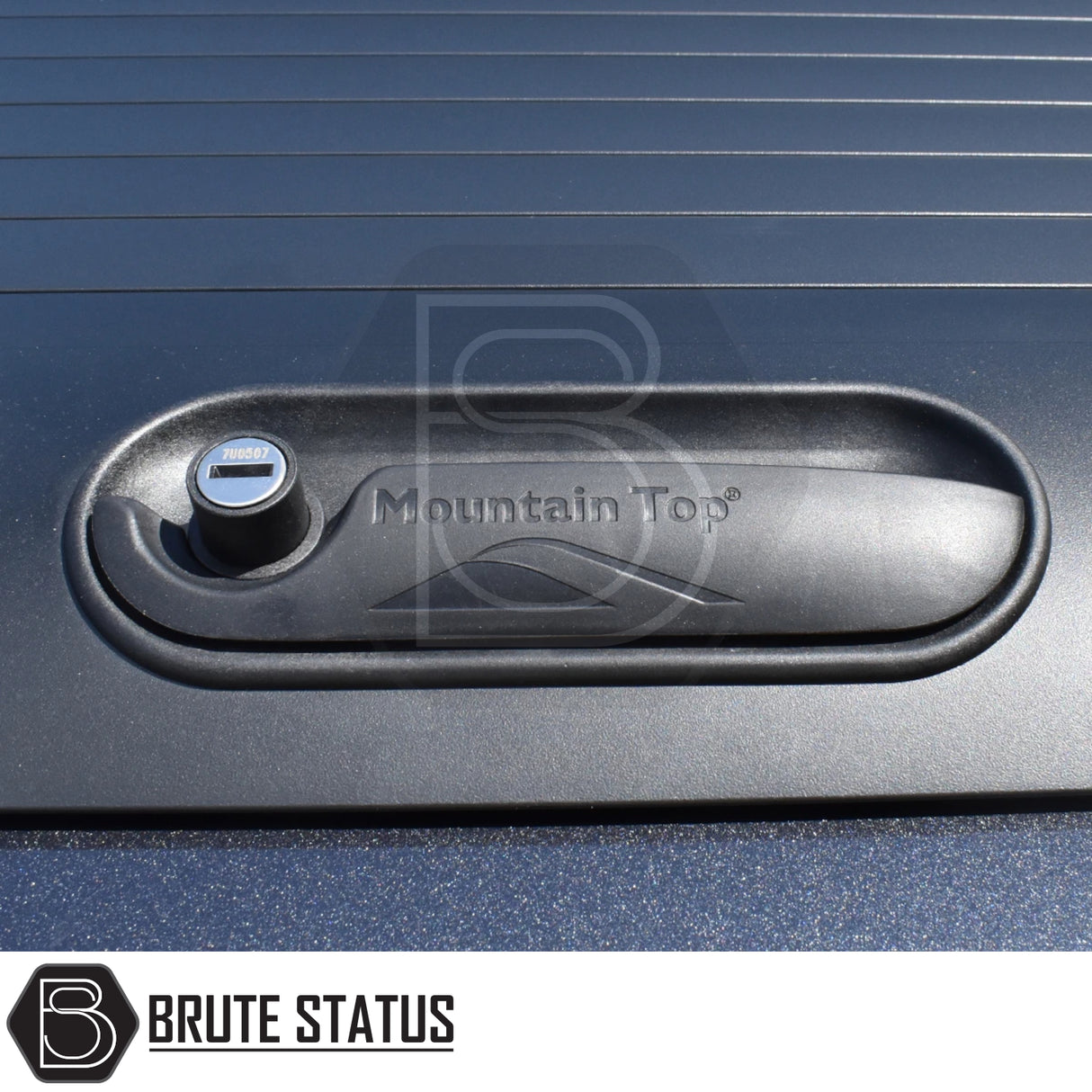 Ford Ranger 2012-2022 T6, T7, T8 Wildtrak Mountain Top Tonneau Cover Roller Shutter (Black)