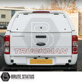 Ford Ranger 2012-2022 T6, T7, T8 Truckman RS Hardtop Canopy - Solid Rear Window & Remote Locking