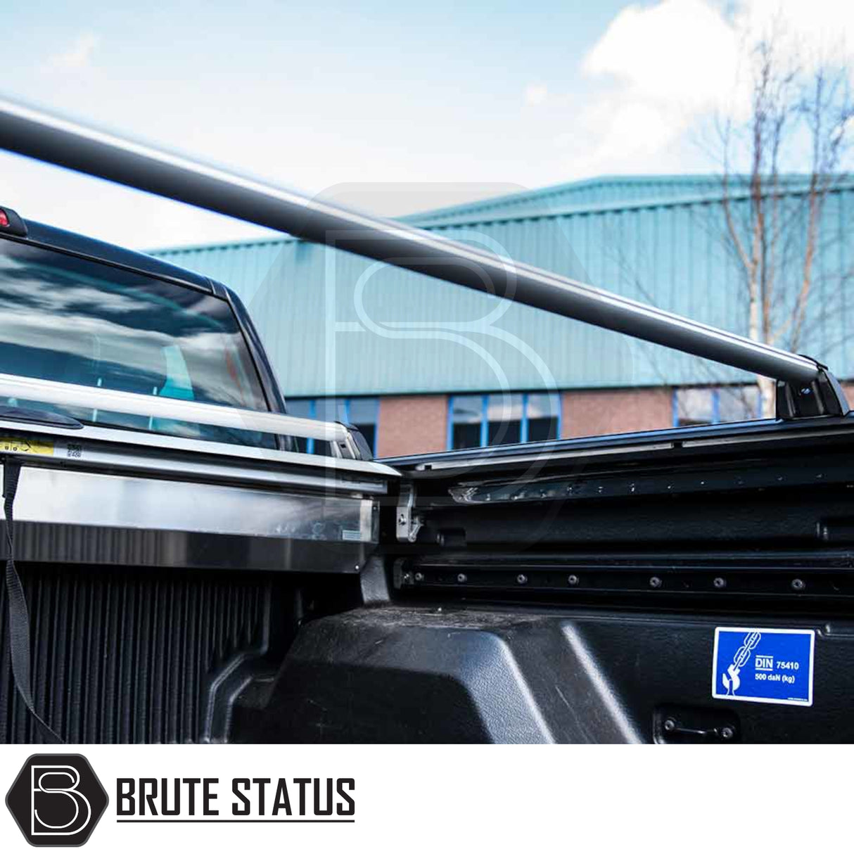 Ford Ranger 2012-2022 T6, T7, T8 Mountain Top Tonneau Cover Roller Shutter Cargo Carrier Cross Bars (Silver)