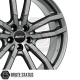 Metal Grey ALUCTEC DriveX Wheels – 19x8.5 / 20x9, 5x120 PCD – Stylish and strong alloy wheels, ET33–ET43 offsets, centre bore 65.1mm, load rated 790–1030kg, sold as a full set of four with wheel nuts and spigot rings.