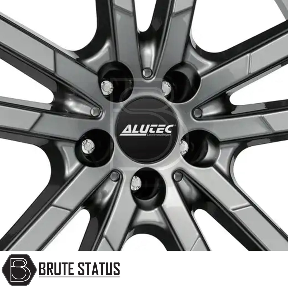 ALUCTEC DriveX Metal Grey 4-Wheel Set – Premium truck and SUV alloy wheels, 19x8.5 or 20x9, 5x120 bolt pattern, offsets ET33, ET40, ET43, 65.1mm centre bore, 790–1030kg load rating, supplied complete with accessories for secure fitment.