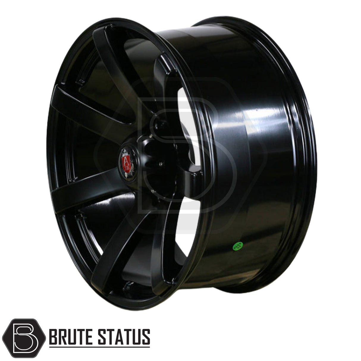 Axe Quake alloy wheel in matte black finish, 20x9 size with ET10 offset, 6x139.7 PCD and 106 centre bore, designed for pick up trucks. 