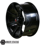 Axe Quake alloy wheel in matte black finish, 20x9 size with ET10 offset, 6x139.7 PCD and 106 centre bore, designed for pick up trucks. 