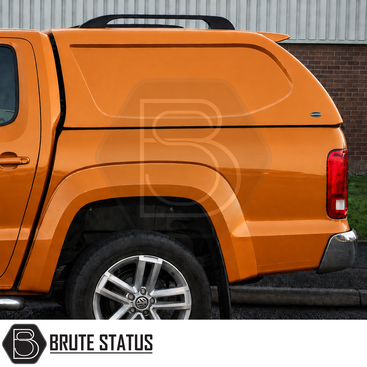 Truckman L-Series hardtop canopy for Volkswagen Amarok 2010-2022 with solid-sided secure design