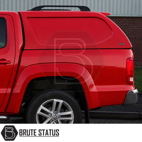 Truckman L-Series hardtop canopy for Volkswagen Amarok with extra load space and tinted rear tailgate