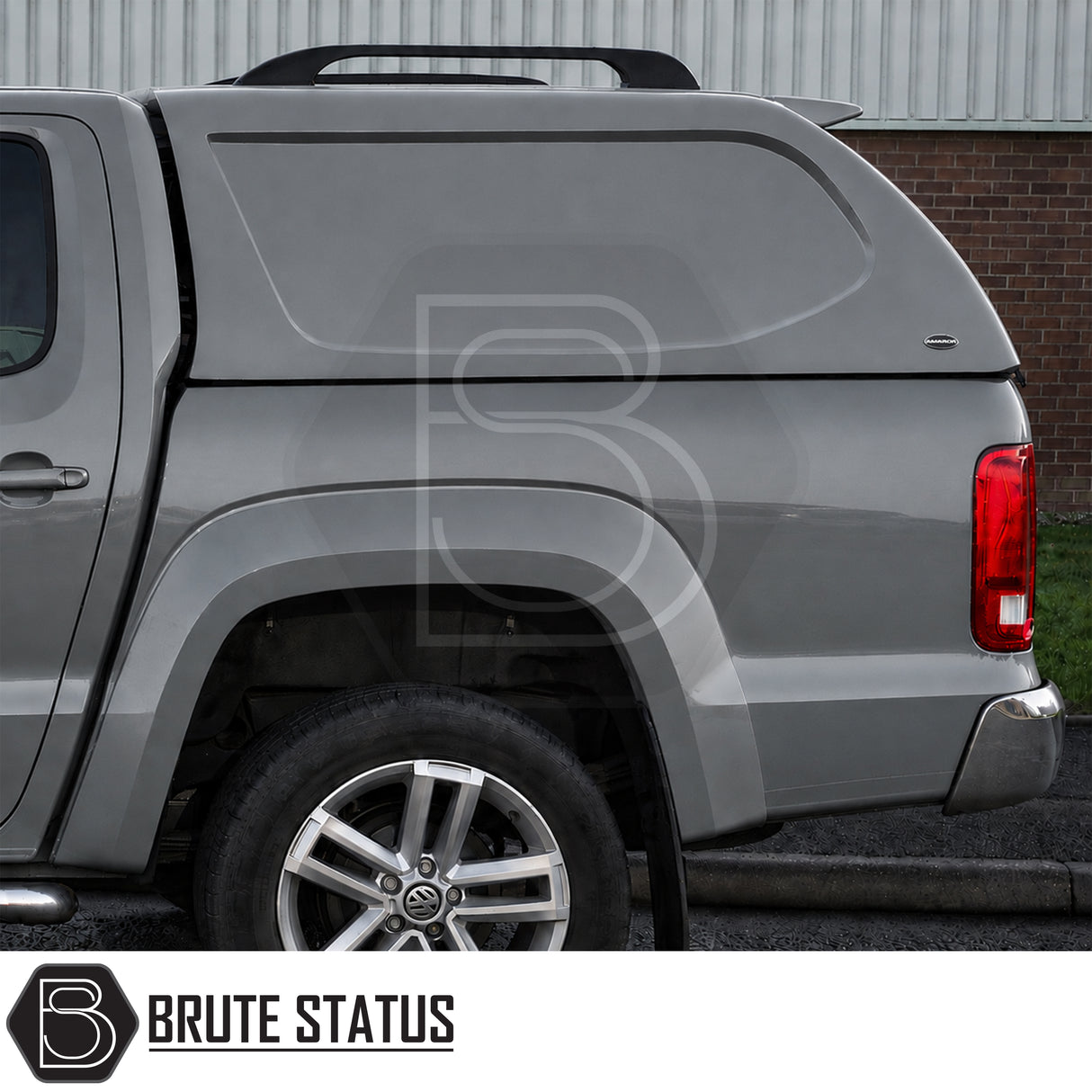 Solid-sided hardtop canopy for Volkswagen Amarok 2010-2022 with secure enclosed load storage