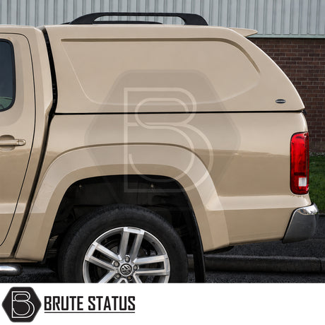 Volkswagen Amarok hardtop canopy with cab-high styling and solid-sided Truckman L-Series design