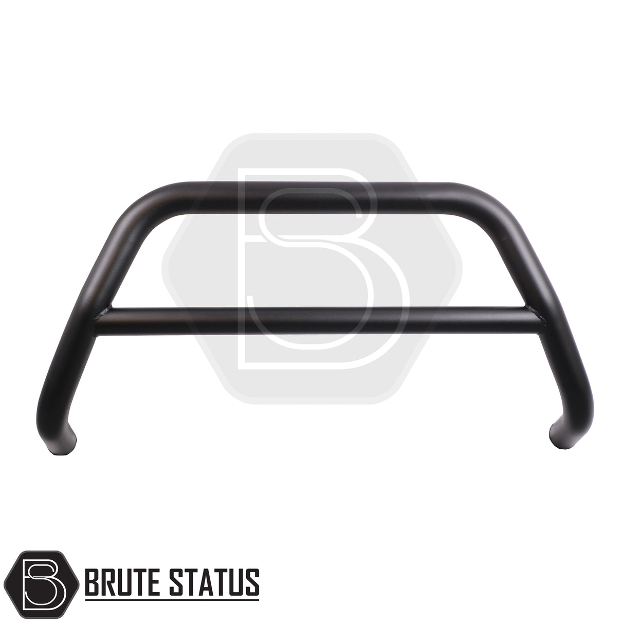Black matte bull bar for Isuzu D-Max pickup truck years 2012-2021