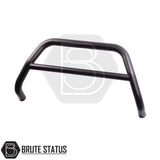 Black matte bull bar for Isuzu D-Max pickup truck years 2012-2021