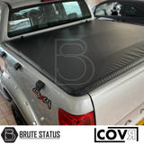 Ford Ranger 2012-2022 tri-fold load bed cover by COVR, durable UV-resistant tonneau cover with secure no-drill fitment.