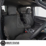 Ford Ranger 2023+ T9 Double Cab Cotton-Backed PU Seat Covers