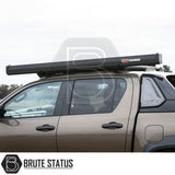 Pickup truck with ARB Aluminium Case Awning & LED Light Kit on roof rack, showcasing aftermarket accessories for enhanced individuality and functionality.