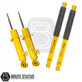 Old Man Emu Nitrocharger 40mm Suspension Lift Kit for Toyota Hilux 2016+ MK8 & MK9, featuring four shock absorbers for enhanced off-road and on-road performance.
