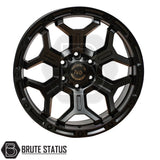 Premium Hawke AWD Diablo wheels in matte black featuring aggressive styling and ET0 offset for pickup trucks