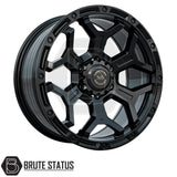 Hawke AWD Diablo alloy wheels in matte black 20x9.5 with 6x139.7 fitment and 1150kg load rating