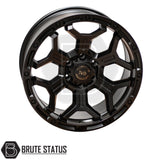 20-inch Hawke AWD Diablo alloy wheel set in matte black designed for 4x4 and off-road vehicles
