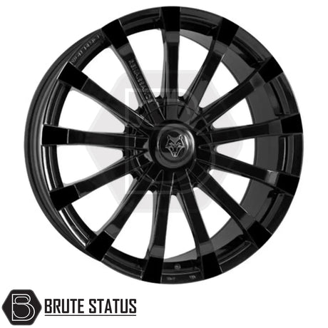 Wolfrace Eurosport Renaissance Gloss Black Wheels – 18x8.5 or 20x8.5 – Full set of 4 premium alloy wheels, multiple PCD options (5x120, 6x114.3, 6x139.7), offsets ET20–ET45, centre bore options 65.1–106.1mm, load rating 1250kg, includes wheel nuts and spigot rings.