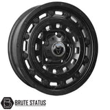 Wolfrace Explorer Overland 1400 Matte Black Wheels – Set of 4 – Heavy-duty alloy wheels available in 17x8.5 or 18x8, PCD options 5x120 or 6x114.3, offsets ET35–ET50, centre bore 65.1 or 66.1, 1400kg load rating, includes wheel nuts and spigot rings.