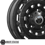 Wolfrace Explorer Overland 1400 Matte Black Alloy Wheels – Complete set of four overland-ready wheels with high 1400kg load rating, multiple sizes and offsets, compatible with 5x120 or 6x114.3 bolt patterns, supplied with fitting accessories.