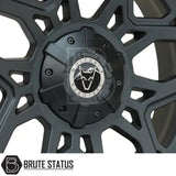 Wolfrace Sahara Matte Black 4-Wheel Set with Black or Silver Rivets – Heavy-duty alloy wheels designed for pickup trucks and SUVs, available in 18x8.5 or 20x9, multiple offset and PCD options, load rated 950kg–1250kg, includes wheel nuts and spigot rings.
