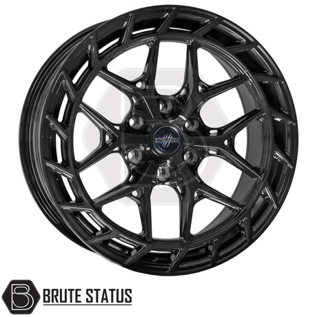 Wolfrace Explorer Titan X Gloss Black Wheels – Set of 4 – 20x9 alloy wheels with PCD options 6x114.3 or 6x139.7, ET0 offset, centre bore 66.1 or 93.1, 1250kg load rating, supplied complete with wheel nuts and spigot rings.