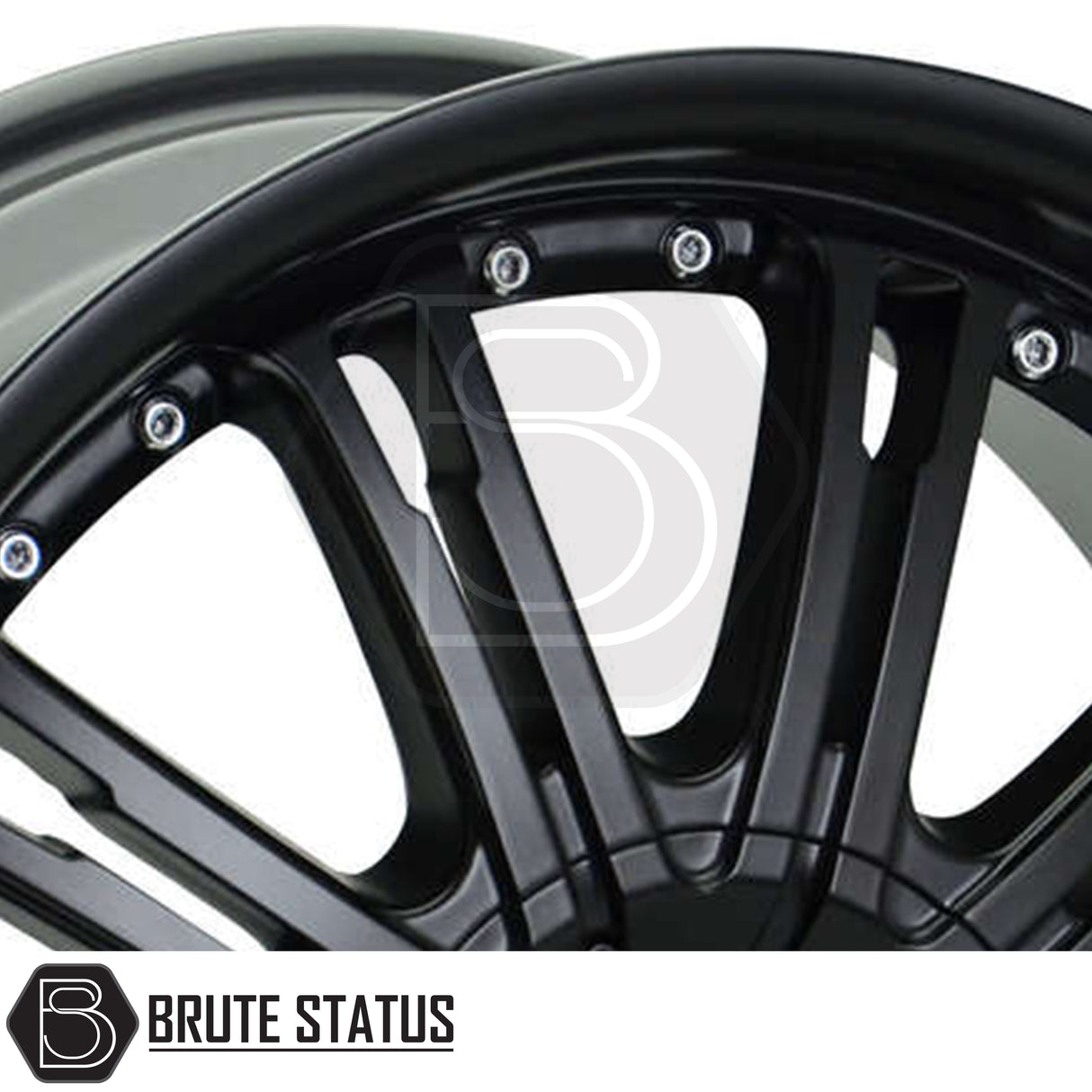 Matte Black Wolfrace Explorer Vermont Wheels – 22x9.5, Silver Rivet Design – Bold off-road-inspired alloy wheel set with centre bore options 67.1, 93.1, 100.1 or 106.1, 6x139.7 PCD, 1150kg load rating, complete 4-wheel package supplied.