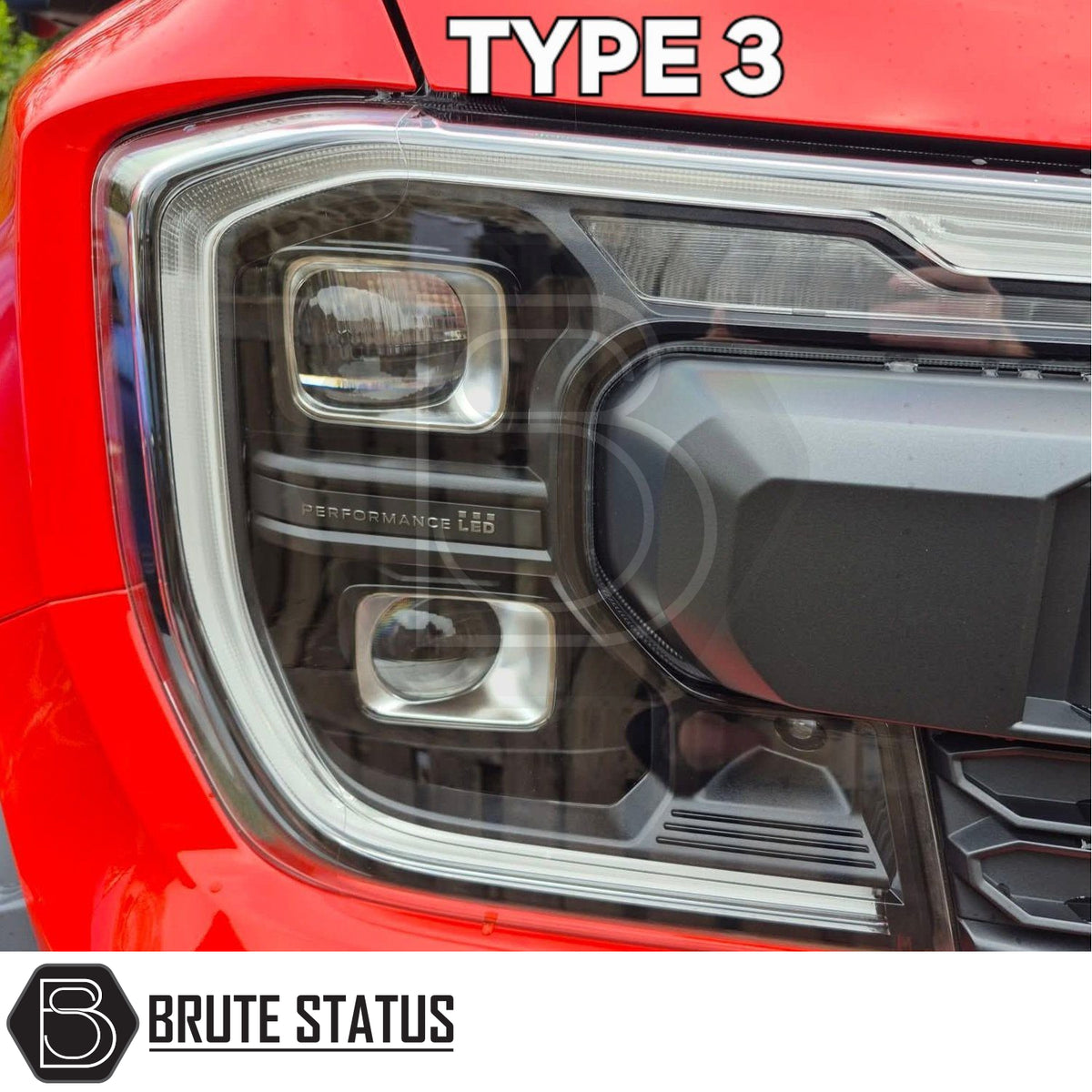 Aileron de toit avec lumières LED pour Ford Ranger 2012-2022 - Style 2