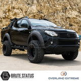 Fiat Fullback 2015-2019 wheel arch flare kit featuring Overland Extreme styling, durable ABS construction and precision CAD-designed fitment.