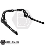 Fiat Fullback 2015-2019 matte black X10 Combat roll bar with integrated LED lighting and durable steel construction for rear pickup truck load bed styling