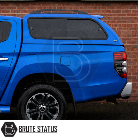 Fiat Fullback hardtop canopy remote locking Truckman GLS secure pickup bed storage with tinted sliding windows