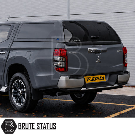 Mitsubishi L200 hardtop canopy 2015-2021 secure truck bed cover with glazed rear door and remote locking system