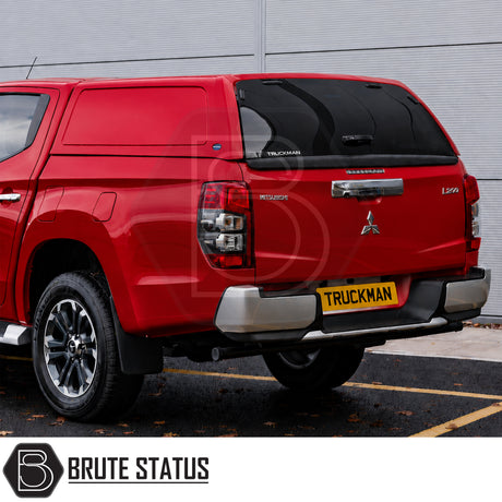 Fiat Fullback RS canopy solid sided design with rear glass window and remote central locking for secure cargo storage