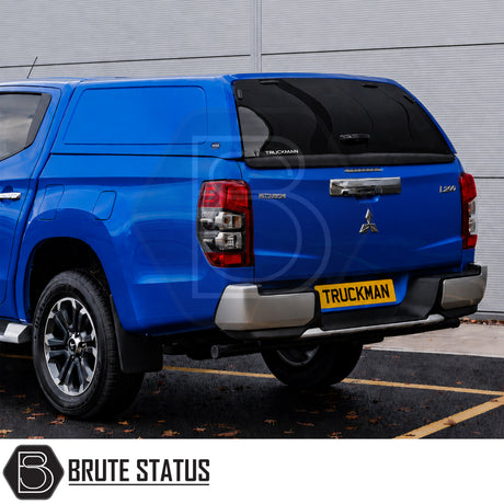 Fiat Fullback pickup canopy 2015-2021 Truckman RS solid sided hardtop with glazed rear access window