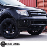 JR Wheels JRX5 alloy wheel in Matt Black, available in sizes 18x9 ET20 6x139.7, 18x9 ET15 6x114.3, 20x9 ET20 6x139.7, 20x9 ET20 5x120, and 20x9 ET20 6x114.3. Includes compatible wheel nuts.