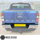 Ford Ranger 2012-2022 OEM Style Rear Bumper Plastic Step Replacement in matte black
