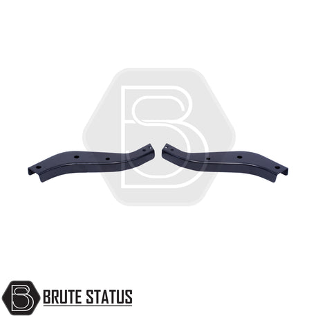 Brute Status chrome rear bumper for Ford Ranger 2012–2022 with parking sensor compatibility and non-slip step pads