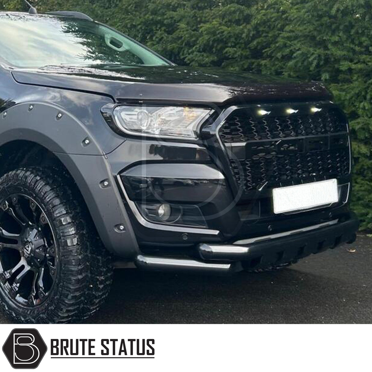 Ford Ranger 2012-2015 City Bar (Nudge Bar) in Gloss Black