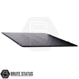 "Premium tri-fold tonneau cover for pickup trucks, featuring UV-stable vinyl, rubber perimeter seals, reinforced corners, and shaped aluminium cross bars for improved durability, aerodynamics, and water resistance. Easy no-drill installation. Not compatible with Wildtrak models with sports bars.