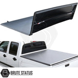 "Premium tri-fold tonneau cover for pickup trucks, featuring UV-stable vinyl, rubber perimeter seals, reinforced corners, and shaped aluminium cross bars for improved durability, aerodynamics, and water resistance. Easy no-drill installation. Not compatible with Wildtrak models with sports bars.
