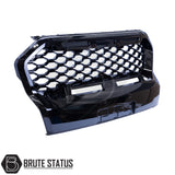 Ford Ranger 2019-2022 T8 Gloss Black Grille (Wildtrak Only) with Amber LEDs